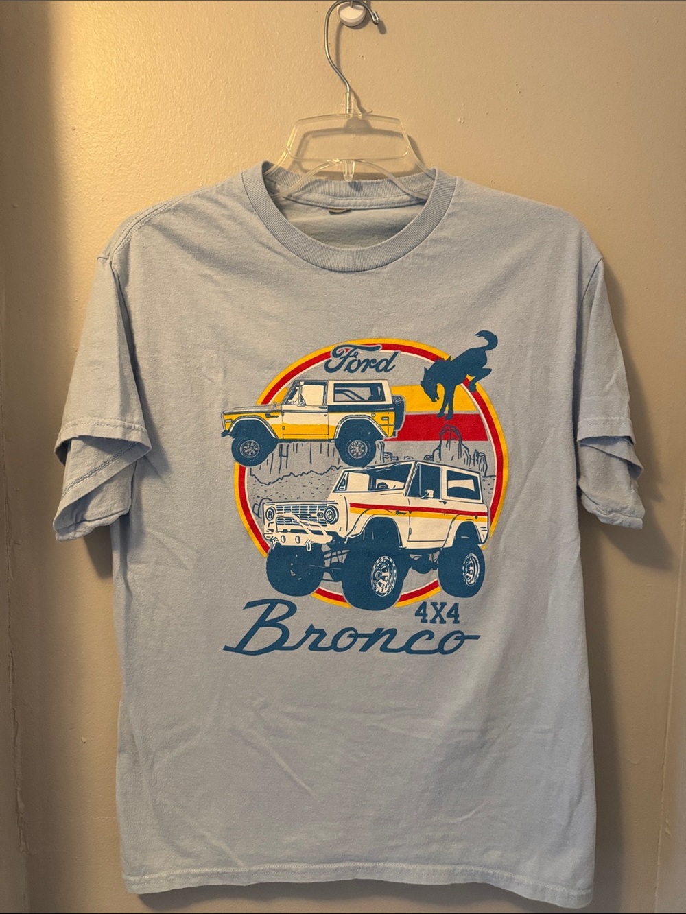 Ford Bronco Graphic Tee in Light Blue - Picture 1 of 1